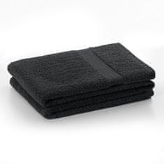DecoKing Bavlněný ručník Mila 30x50cm tmavě šedý, velikost 30x50