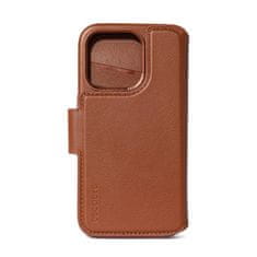 Decoded Decoded Leather Detachable Wallet, tan - iPhone 15 Pro