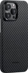 Pitaka Pitaka MagEZ 4 1500D case, black/grey twill - iPhone 15 Pro