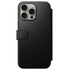 Nomad Nomad Modern Leather Folio, black - iPhone 15 Pro Max