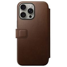 Nomad Nomad Modern Leather Folio, brown - iPhone 15 Pro Max