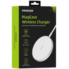 Innostyle Innostyle Magease Indukční Bezdrátová Nabíječka Pro Iphone Magsafe Magease 15W Bílá