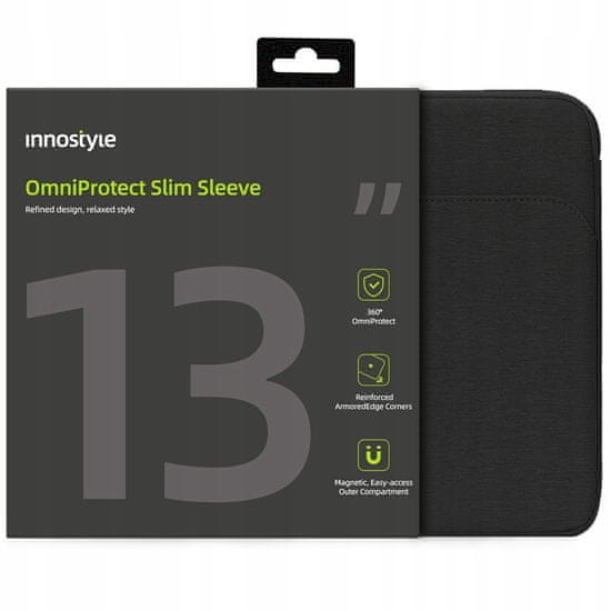 Innostyle Innostyle Brašna Na Notebook 13" Vodotěsné Pouzdro Omniprotect Slim Black