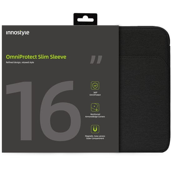 Innostyle Innostyle 16" Brašna Na Notebook Vodotěsné Pouzdro Omniprotect Slim Black