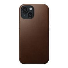 Nomad Nomad Modern Leather Case, brown - iPhone 15