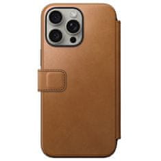 Nomad Nomad Modern Leather Folio, english tan - iPhone 15 Pro Max