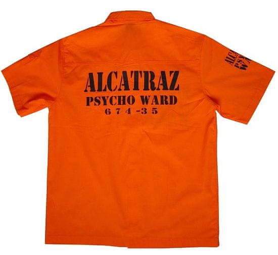 Motohadry.com Vězeňská košile ALCATRAZ oranžová