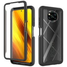 Techsuit Pouzdro Xiaomi Poco X3 / Poco X3 NFC / Poco X3 Pro, Techsuit - Defense360 Pro + ochrana obrazovky, černé