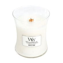 Woodwick WoodWick - White Teak Vase (White Teak) - Scented candle 85.0g 