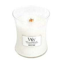 Woodwick WoodWick - White Teak Vase (White Teak) - Scented candle 275.0g