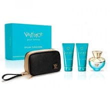 Versace Versace - Dylan Turquoise pour Femme Gift set EDT 100 ml, body lotion 100 ml, shower gel 100 ml and cosmetic bag100ml 