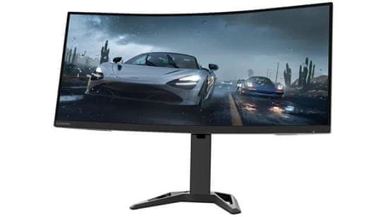 Lenovo GAMING monitor G34w-30 prohnutý/34"/VA/WLED/21:9/3440x1440/165Hz/2500:1/od 0,5ms/HDR10/2x HDMI+DP/VESA/repro