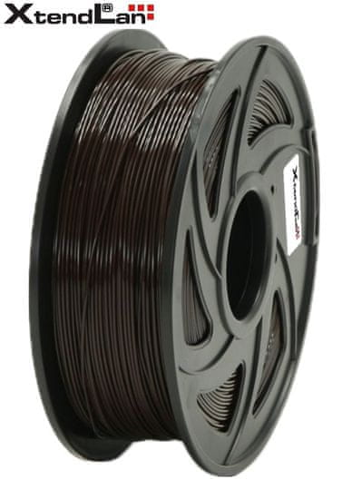 XtendLan PLA filament 1,75mm černý 1kg