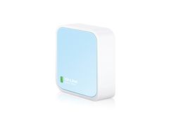 TP-Link TL-WR802N N300 Nano Pocket Wi-Fi Router, 300Mbps at 2.4GHz, 2 internal antennas, 1 Ethernet Port