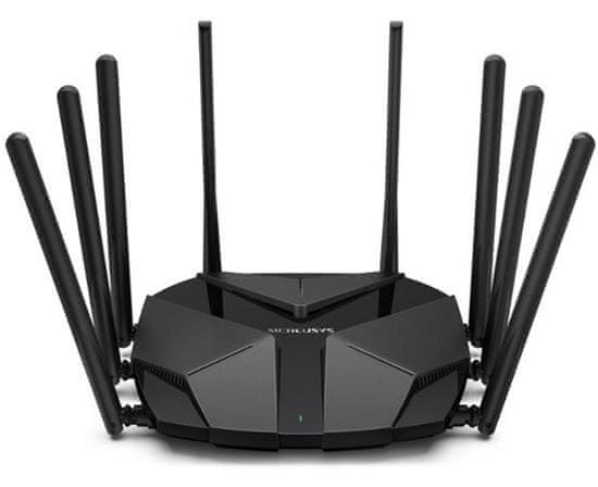 Mercusys MR90X - AX6000 WiFi 6 router dual AP/WiFi router, 3x GLAN, 1x GWAN/ 574Mbps 2,4/ 2402Mbps 5GHz