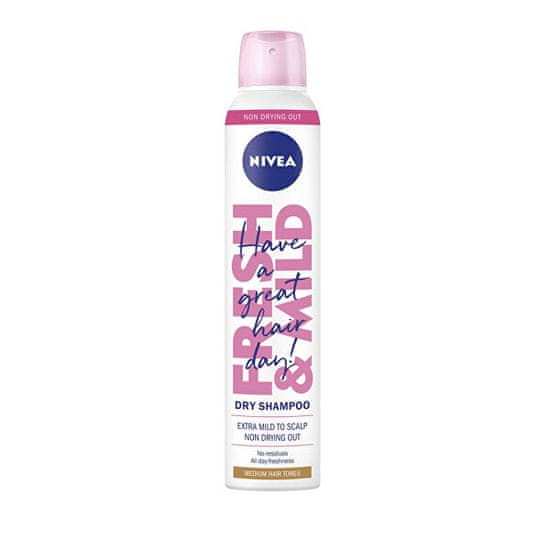 Nivea Suchý šampon pro světlejší tón vlasů (Dry Shampoo Medium Tones) 200 ml