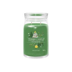 Yankee Candle Aromatická svíčka Signature sklo velké Shimmering Christmas Tree 567 g