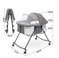 Tavalax Ergonomická Multifunkční skládací postel Tavalax