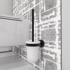 BPS-koupelny Toaletní WC kartáč, keramický UNIX ČERNÁ - UNC 13094KU-90