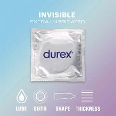 Durex Durex Invisible Extra Lubricated 10 ks