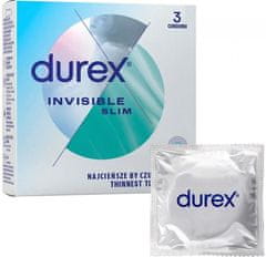 Durex Durex Invisible Slim 3 ks