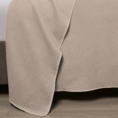 Inny Bavlněná akrylová deka MONO 150x200 tmavě béžová