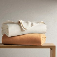 Inny Bavlněná akrylová deka MONO 150x200 hořčice