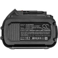 CameronSino Baterie pro Dewalt 12v, 20v, 60v Max a další (ekv. Dewalt DCB181-XJ), 20 V, 4,5 Ah, Li-Ion, LED indikace