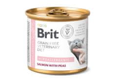 Brit Brit Veterinary Diets GF cat Hypoalergenní 200 g konzerva pro kočky