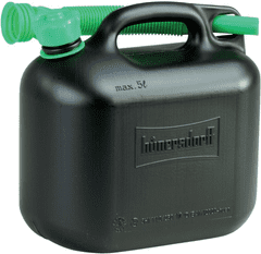 Hünersdorff Kanystr 5 litrů plastový na palivo benzín černý 5L