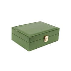 Dámská luxusní šperkovnice - menší, zelené barvy 9001533-1