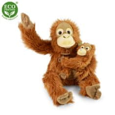 Rappa Plyšový orangutan s mládětem 28 cm ECO-FRIENDLY