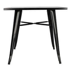 Intesi Stůl Paris 80x80 cm černý