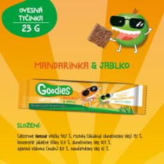 Goodies ovesná tyčinka mandarinka a jablko 16 x 23 g