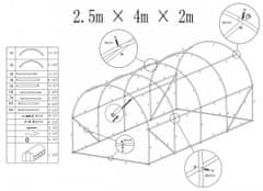 TZB Fóliovník AUREA 250x400 cm zelený