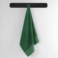 DecoKing Bavlněný ručník Andrea zelený, velikost 50x90