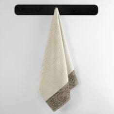 AmeliaHome Bavlněný ručník Crea béžový, velikost 70x140