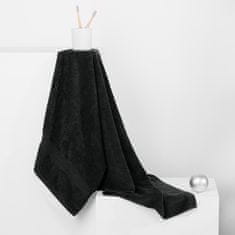 DecoKing Bavlněný ručník Marina černý, velikost 50x100