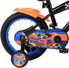 Volare Dětské kolo Hot Wheels – chlapecké – 14 palcové – černá oranžová modrá