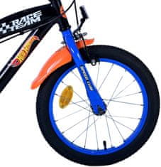 Volare Dětské kolo Hot Wheels - chlapecké - 16 palcové - černá oranžová modrá - dvě ruční brzdy
