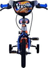 Volare Dětské kolo Hot Wheels - chlapecké - 12 palcové - Černá Oranžová Modrá - Dvě ruční brzdy