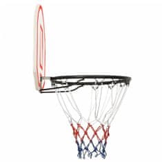 Vidaxl Basketbalový koš bílý 71x45x2 cm polyethylen