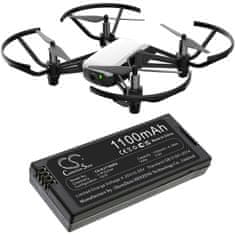 CameronSino Baterie pro DJI Tello, 1100 mAh, Li-Pol