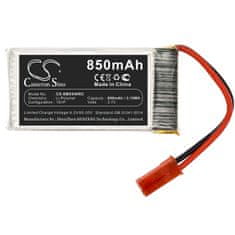 CameronSino Baterie pro Syma X54hc, Syma X54hw (ekv. Syma 4894128145462), 850 mAh, Li-Pol