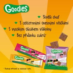 Goodies ovesná tyčinka jahody a jablko 16 x 23 g