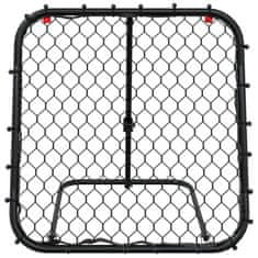 Vidaxl Fotbalový rebounder nastavitelný černý 84 x 73 x 60–80 cm ocel