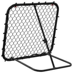 Vidaxl Fotbalový rebounder nastavitelný černý 84 x 73 x 60–80 cm ocel