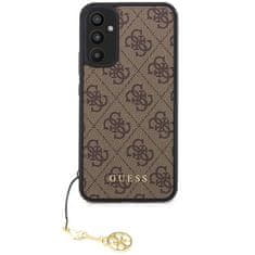 Guess hard silikonové pouzdro Samsung Galaxy A34 5G Brown 4G Charms Collection