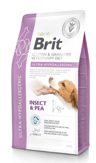 Brit Brit Veterinary Diets GF dog Ultra-hypoalergenní krmivo pro psy 2 kg