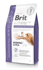 Brit Brit Veterinary Diets GF dog Gastrointestinal-Low fat 2 kg krmivo pro psy
